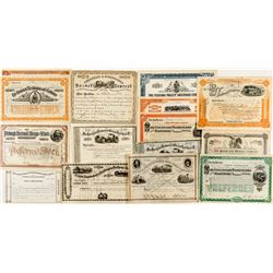 Ohio Railroad Stock Certificate Collection