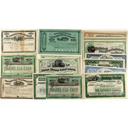 Pittsburgh Railroad Stock Certificates Incl. Vanderbilt signatures