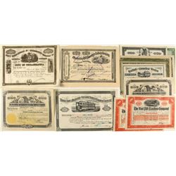 Pennsylvania Railroad Stock Certificates (13)