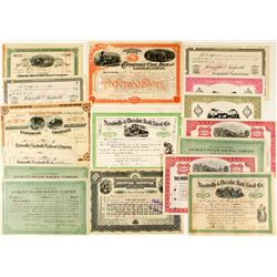 Tennessee Railroad Stock Certificates (18)