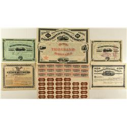 Texas Railroad Bond & Stock Certificates (5)