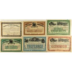 Texas Railroad Stock Certificates