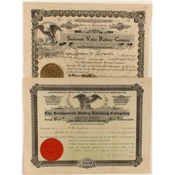 Two Different Snohomish Valley Railway Co. Stocks