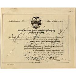 Great Northern Pacific Steamship Co. Stock Certificate