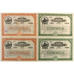 United States Automotive Corp. Stock Certificates