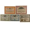 Image 1 : Five Automobile Stock Certificates