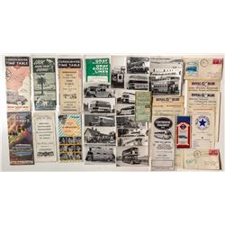 U. S., Canadian and British Bus Ephemera