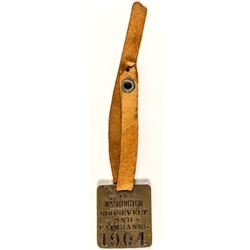 Teddy Roosevelt Political Fob