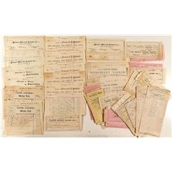 San Rafael 1890s Billhead Collection