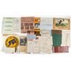 Image 1 : California Ephemera Collection (Gold Bar Receipts, Fraternal, Checks, Etc.)