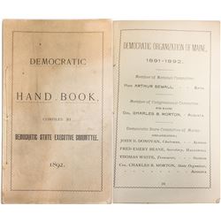 1892 Democratic Hand Book