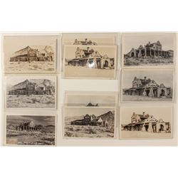 Rhyolite Train Depot Postcards