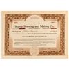 Image 1 : Seattle Brewing Stock Certificate