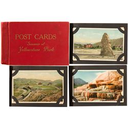 Postcard Souvenir Album of Yellowstone Park