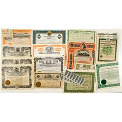 Group of US and German Stock Certificates & Bonds