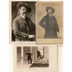 Buffalo Bill Postcard Trio