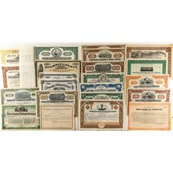 Miscellaneous US Stock Certificates and Bonds