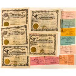 Miscellaneous Stock Certificates Group