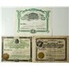 Image 1 : Teletype machines Stock Certificates Trio