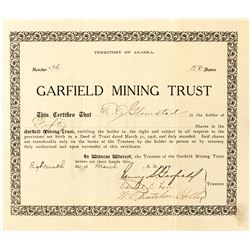 Garfield Mining Trust Territorial Stock Certificate