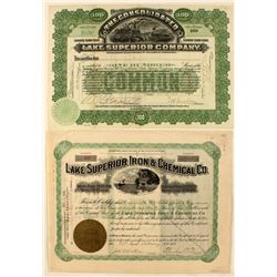 Lake Superior Mining Certificates