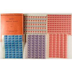 US Airmail Stamps, Full Sheets