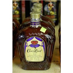 THREE 750ML BOTTLES OF CROWN ROYAL DE LUXE