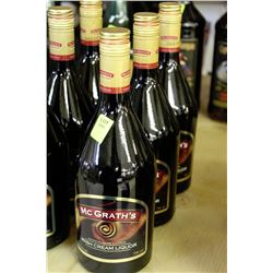 THREE 750ML BOTTLES OF MC GRATH'S IRISH CREAM