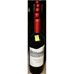 FIVE 750ML BOTTLES OF DON FELI CABERNET SAUVIGNON
