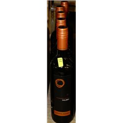 FIVE 750ML BOTTLES OF COPPER MOON MALBEC