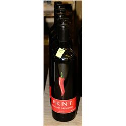 FIVE 750ML BOTTLES OF P.K.N.T. CABERNET SAUVIGNON