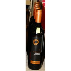 FIVE 750ML BOTTLES OF COPPER MOON CABERNET