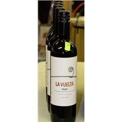 FIVE 750ML BOTTLES OF LA VUELTA MALBEC