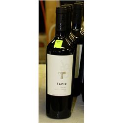 FIVE 750ML BOTTLES OF TAPIZ MALBEC