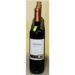 FIVE 750ML BOTTLES OF PAMPAS DEL SUR MALBEC