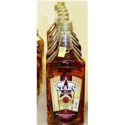SEVEN 1.14L BOTTLES OF STARS RYE WHISKY