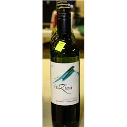 FOUR 750ML BOTTLES OF FUZION WHITE WINE
