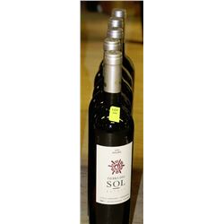 FIVE 750ML BOTTLES OF TIERRA DEL SOL MALBEC