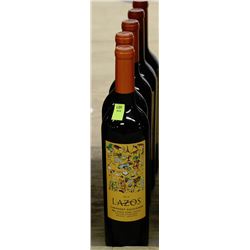 FIVE 750ML BOTTLES OF LAZOS CABERNET SAUVIGNON