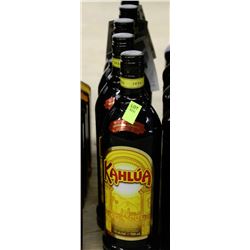 5 BOTTLES OF KAHLUA COFFEE FLAVOURED LIQUOUR