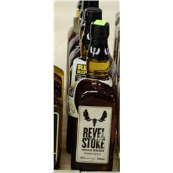 5 BOTTLES OF REVELSTOKE SPICED WHISKY