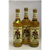 Image 1 : 3 BOTTLES OF CAPTAIN MORGAN ORGINAL SPICED RUM