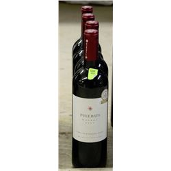 4 BOTTLES OF PHEBUS MALBEC RED WINE
