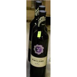 3 BOTTLES OF MARCUS JAMES MALBEC
