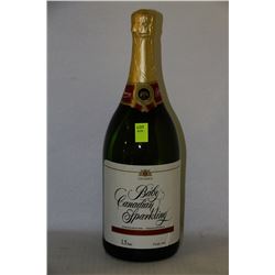 1.5L BOTTLE OF BABY CANADIAN SPARKLING WHITE WINE