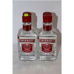 4 BOTTLES OF SMIRNOFF VODKA