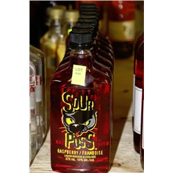 8 BOTTLES OF RASPBERRY SOUR PUSS