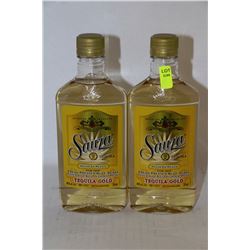 2 BOTTLES OF SAUZA TEQUILA GOLD