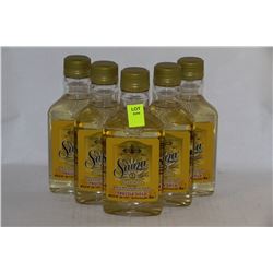 5 BOTTLES OF SAUZA TEQUILA GOLD