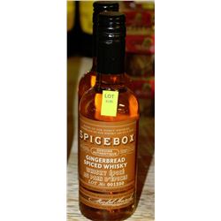 2 BOTTLES OF SPICEBOX GINGERBREAD SPICED WHISKY